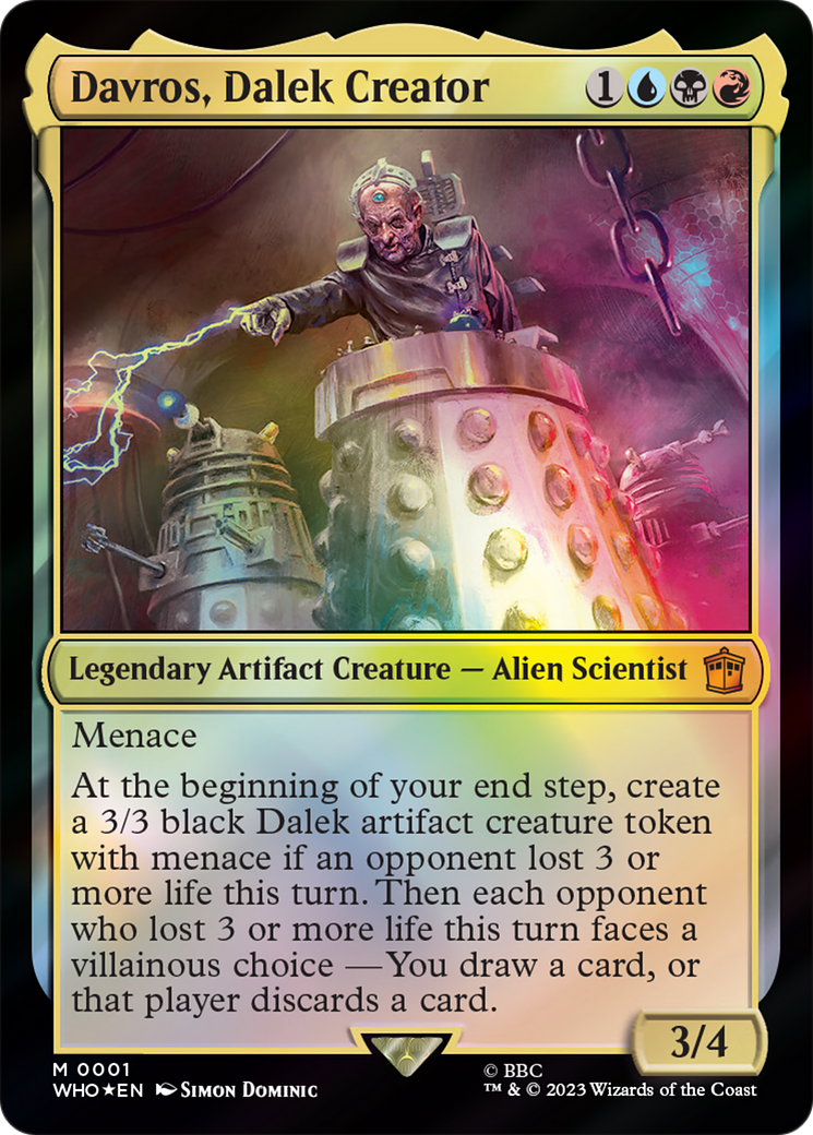 Davros, Dalek Creator [Doctor Who] | GnG Games