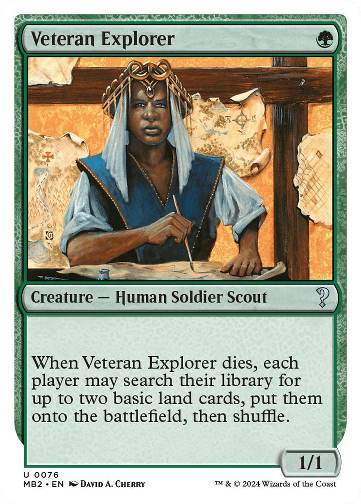 Veteran Explorer (White Border) [Mystery Booster 2] | GnG Games