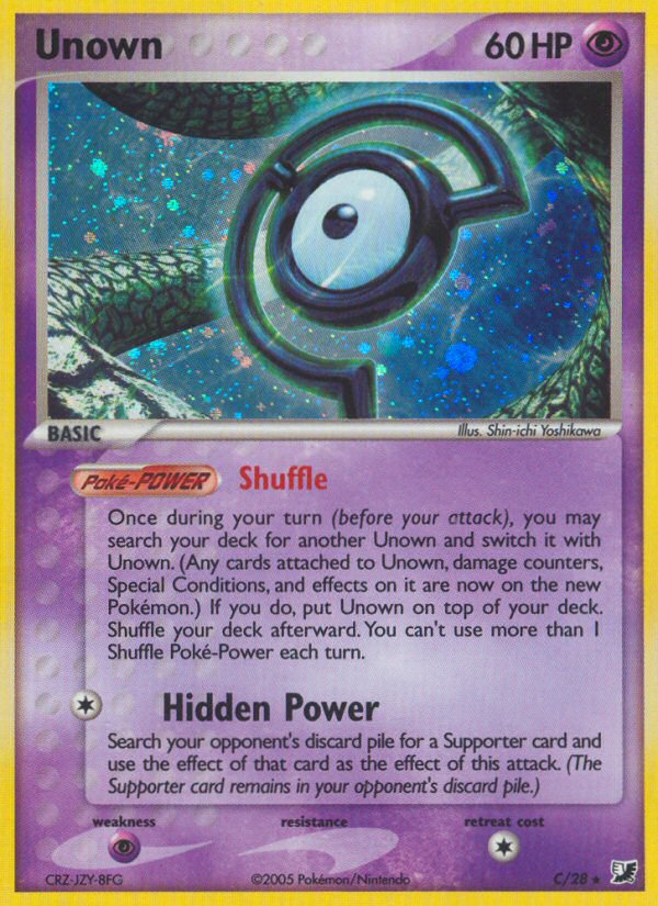 Unown (C) (C/28) [EX: Unseen Forces] | GnG Games