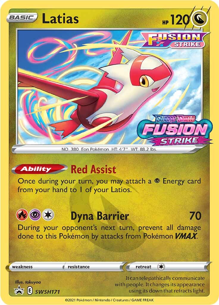 Latias (SWSH171) (Prerelease Promo) [Sword & Shield: Black Star Promos] | GnG Games