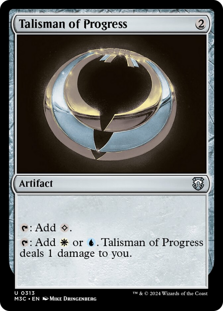 Talisman of Progress (Ripple Foil) [Modern Horizons 3 Commander] | GnG Games