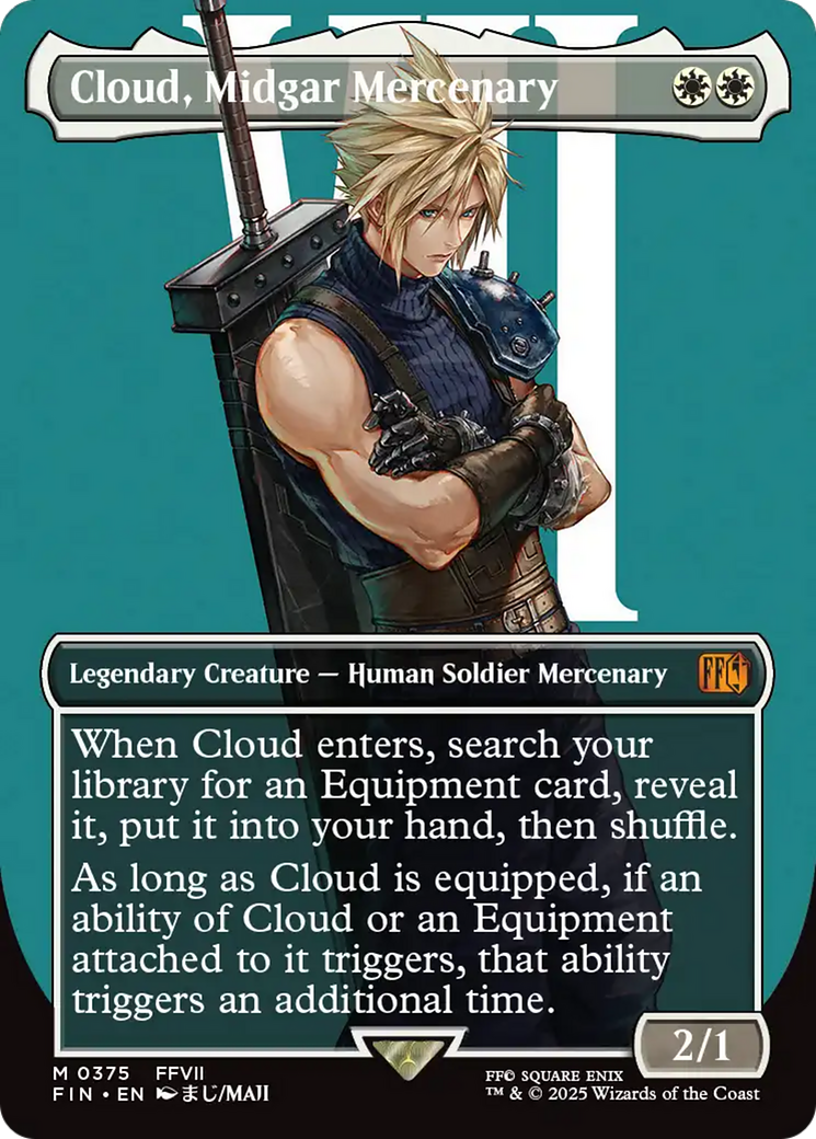 Cloud, Midgar Mercenary (Borderless) [FINAL FANTASY] | GnG Games