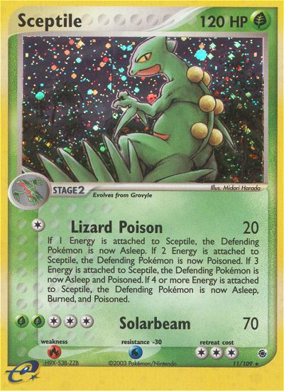 Sceptile (11/109) [EX: Ruby & Sapphire] | GnG Games