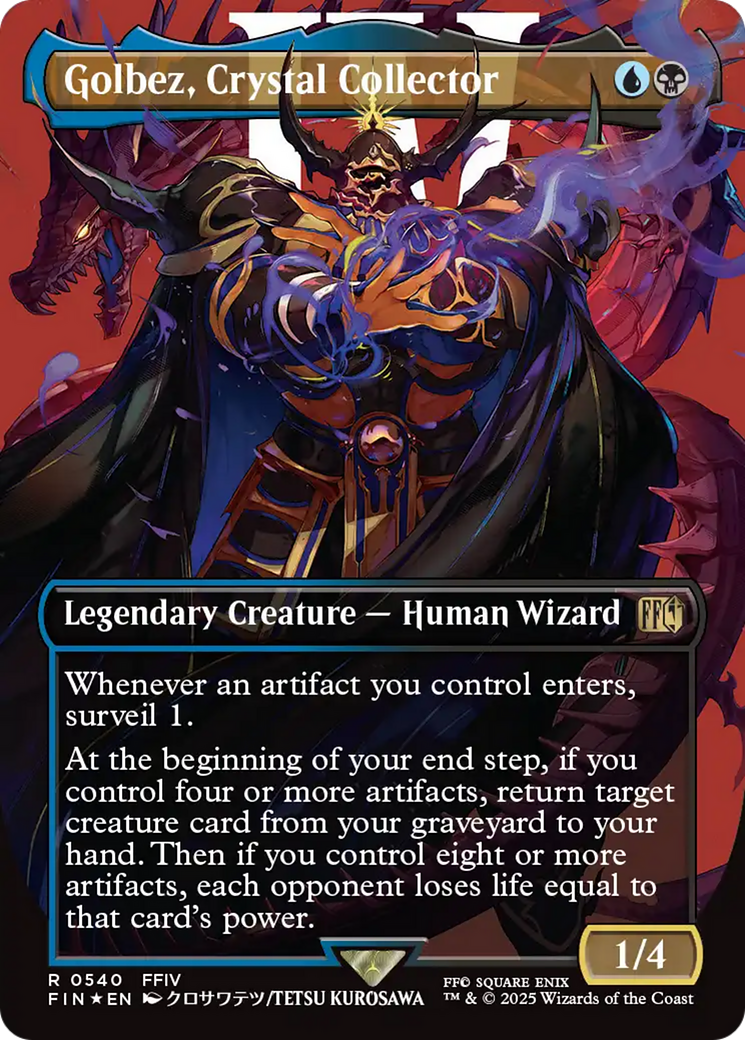 Golbez, Crystal Collector (Borderless) (Surge Foil) [FINAL FANTASY] | GnG Games