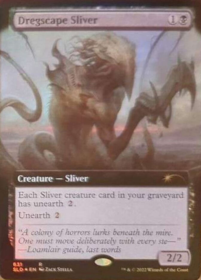 Dregscape Sliver (Extended Art) [Secret Lair Drop Promos] | GnG Games