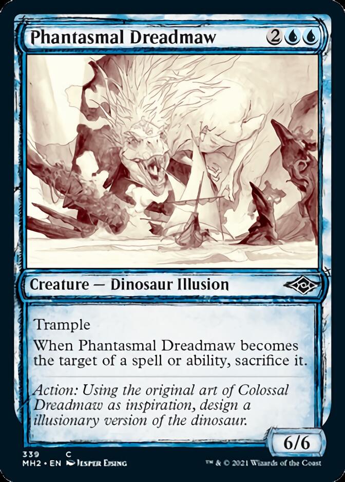 Phantasmal Dreadmaw (Sketch) [Modern Horizons 2] | GnG Games