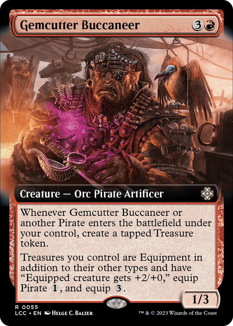 Gemcutter Buccaneer (Extended Art) [The Lost Caverns of Ixalan Commander] | GnG Games