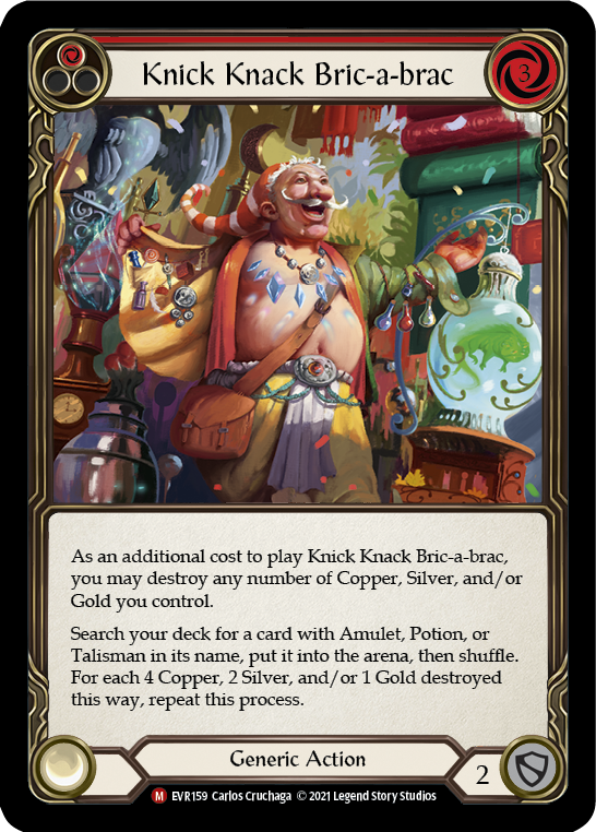 Knick Knack Bric-a-brac [EVR159] (Everfest)  1st Edition Rainbow Foil | GnG Games