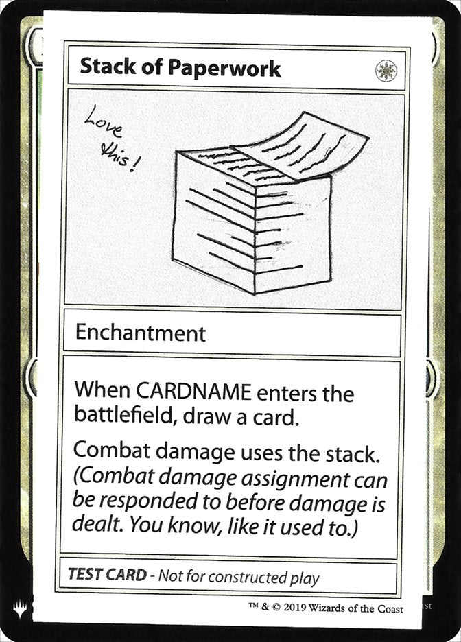 Stack of Paperwork [Mystery Booster Playtest Cards] | GnG Games