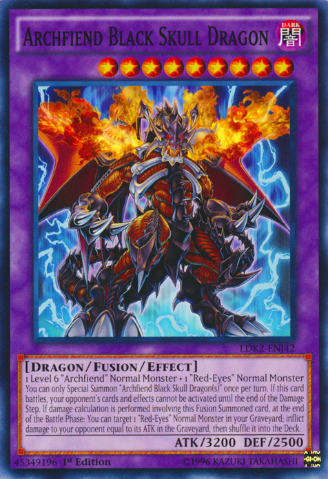 Archfiend Black Skull Dragon [LDK2-ENJ42] Common | GnG Games