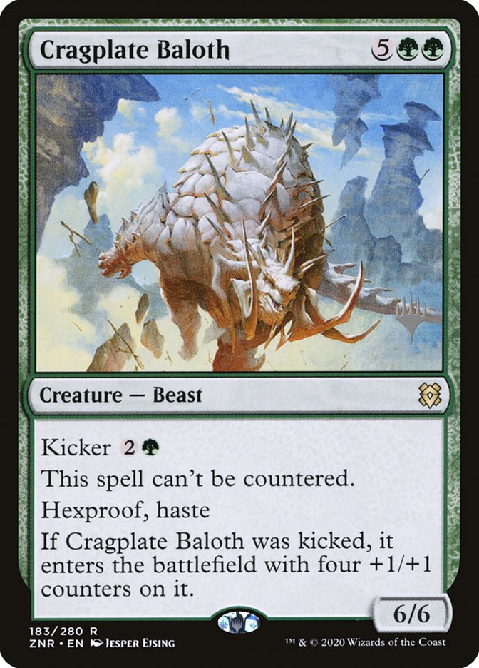 Cragplate Baloth (Promo Pack) [Zendikar Rising Promos] | GnG Games