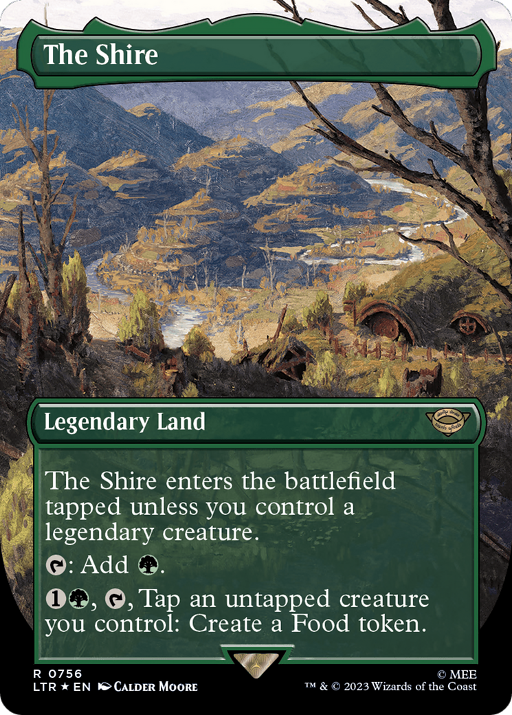 The Shire (Borderless) (Surge Foil) [The Lord of the Rings: Tales of Middle-Earth] | GnG Games