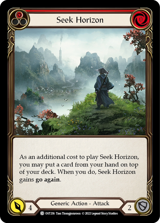 Seek Horizon (Red) [OUT216] (Outsiders) | GnG Games