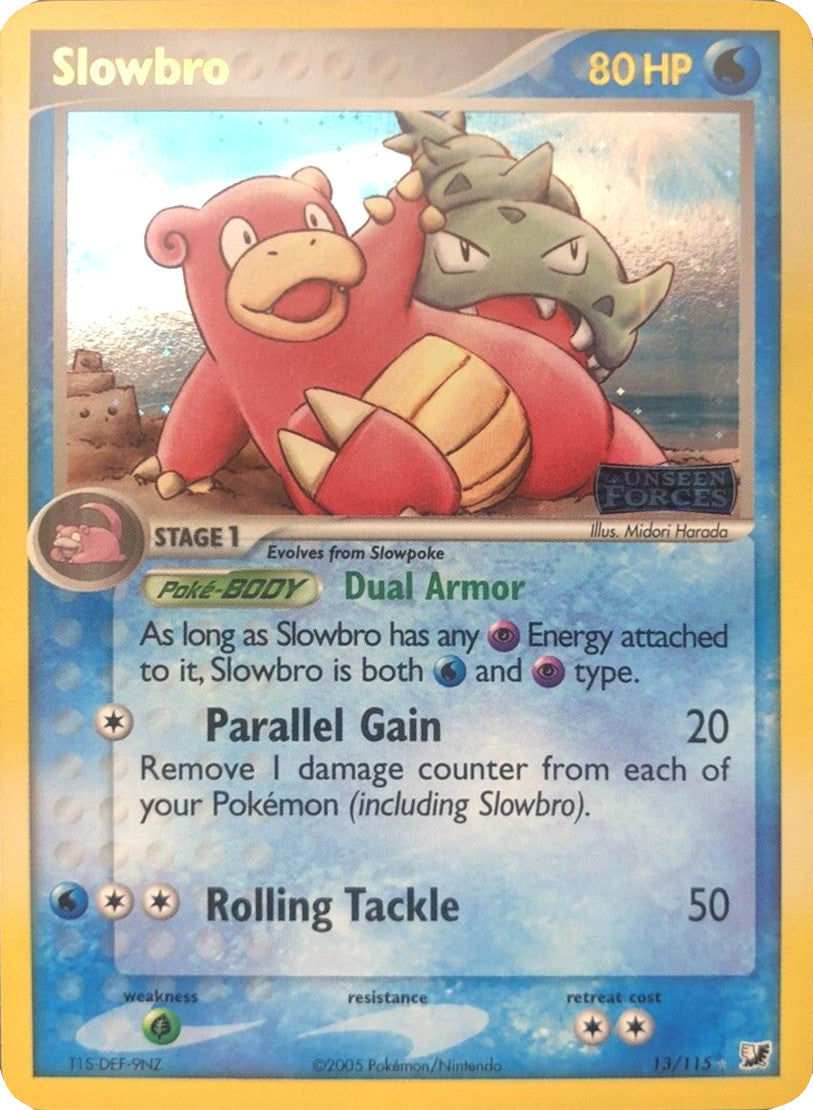 Slowbro (13/115) (Stamped) [EX: Unseen Forces] | GnG Games