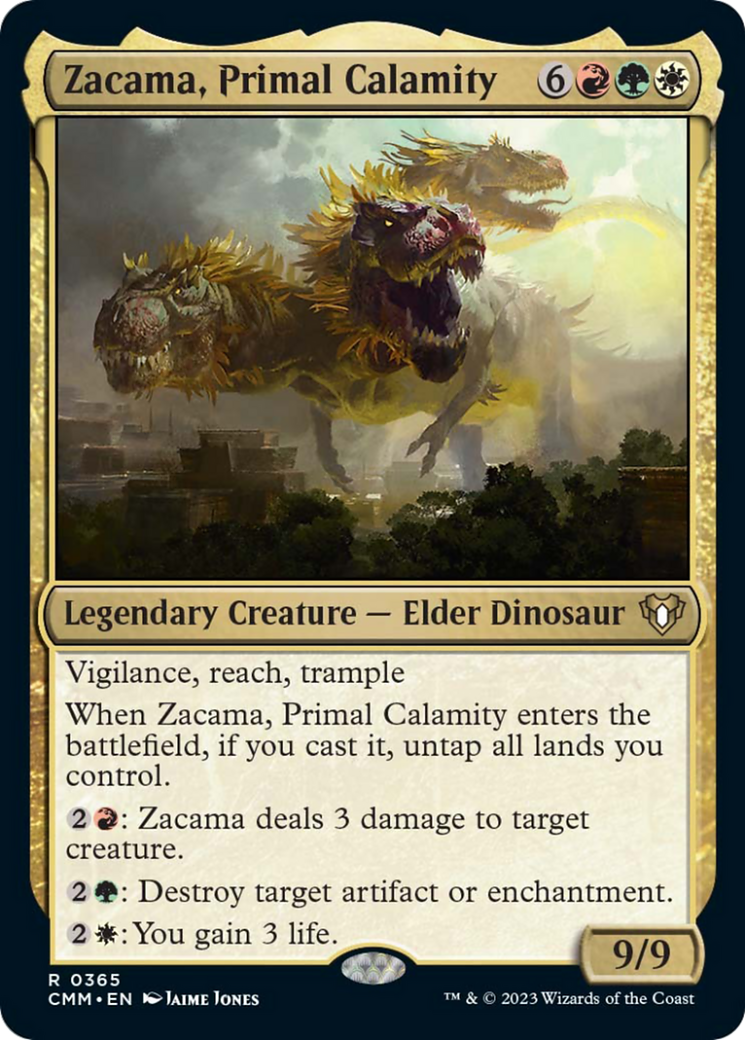 Zacama, Primal Calamity [Commander Masters] | GnG Games