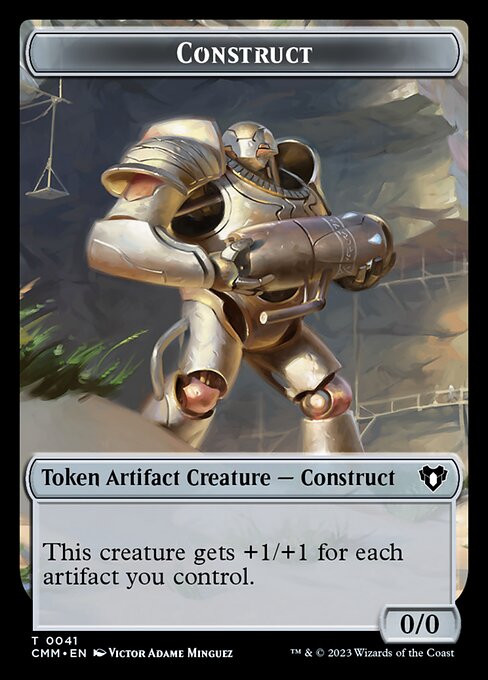 Servo // Construct (0041) Double-Sided Token [Commander Masters Tokens] | GnG Games