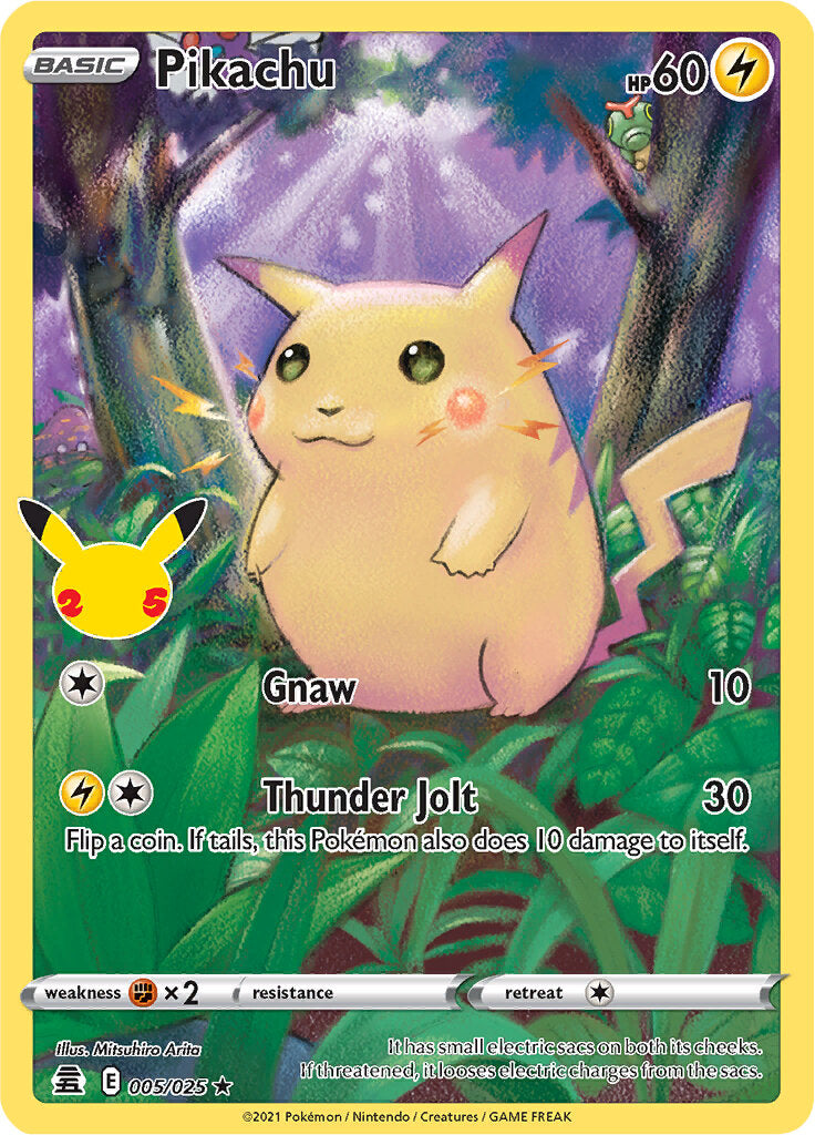 Pikachu (005/025) [Celebrations: 25th Anniversary] | GnG Games