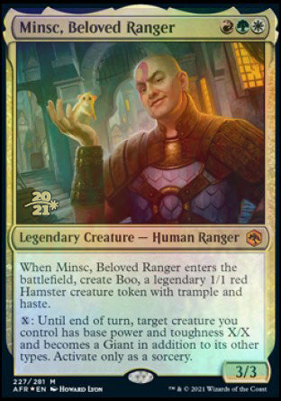 Minsc, Beloved Ranger [Dungeons & Dragons: Adventures in the Forgotten Realms Prerelease Promos] | GnG Games