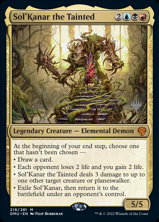 Sol'Kanar the Tainted (Promo Pack) [Dominaria United Promos] | GnG Games