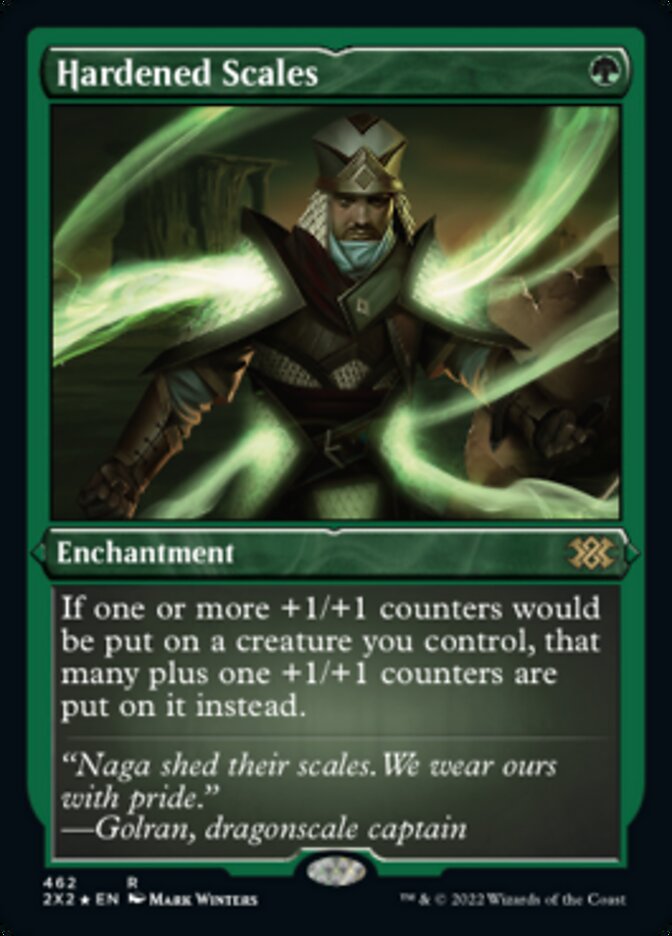 Hardened Scales (Foil Etched) [Double Masters 2022] | GnG Games