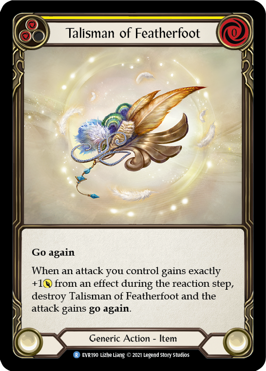 Talisman of Featherfoot [EVR190] (Everfest)  1st Edition Cold Foil | GnG Games