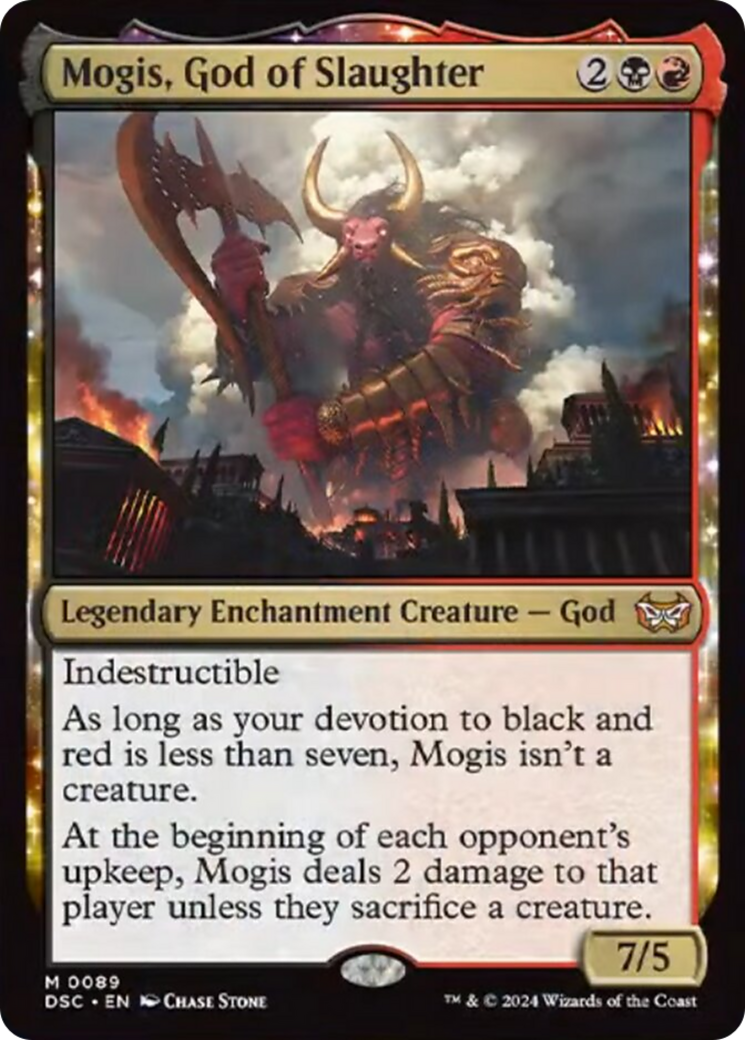 Mogis, God of Slaughter [Duskmourn: House of Horror Commander] | GnG Games