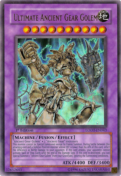 Ultimate Ancient Gear Golem [LODT-EN043] Ultra Rare | GnG Games