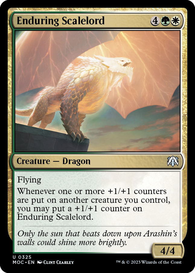 Enduring Scalelord [March of the Machine Commander] | GnG Games