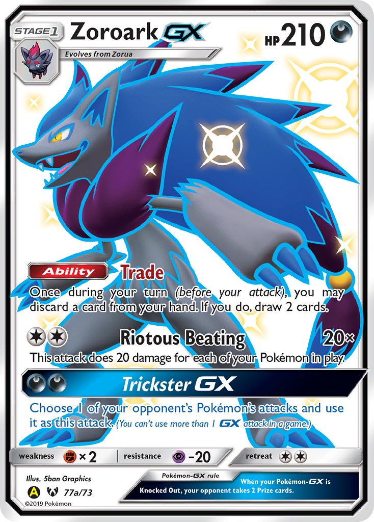 Zoroark GX (77a/73) [Alternate Art Promos] | GnG Games