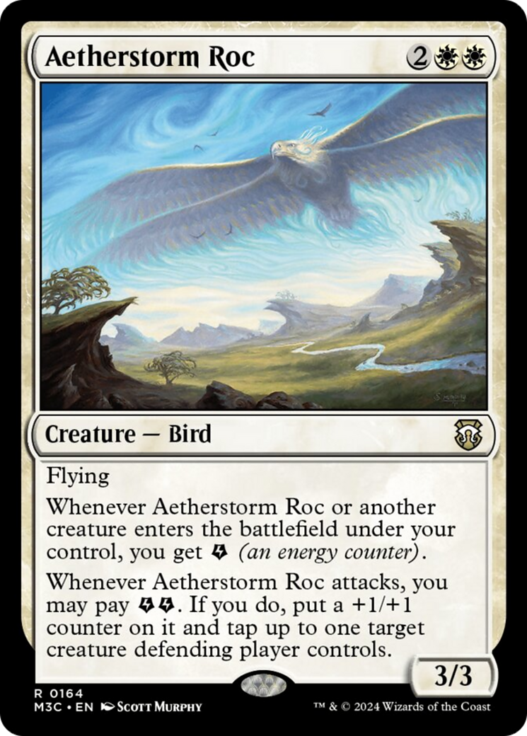 Aetherstorm Roc (Ripple Foil) [Modern Horizons 3 Commander] | GnG Games