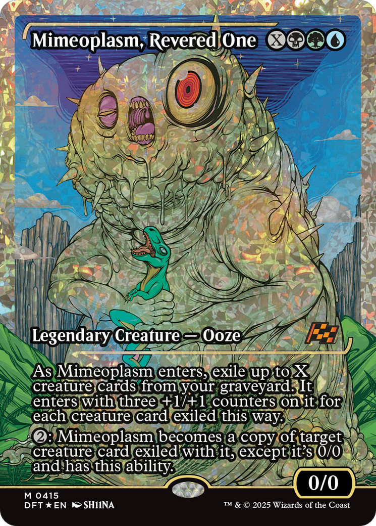 Mimeoplasm, Revered One (Showcase) (Fracture Foil) [Aetherdrift] | GnG Games