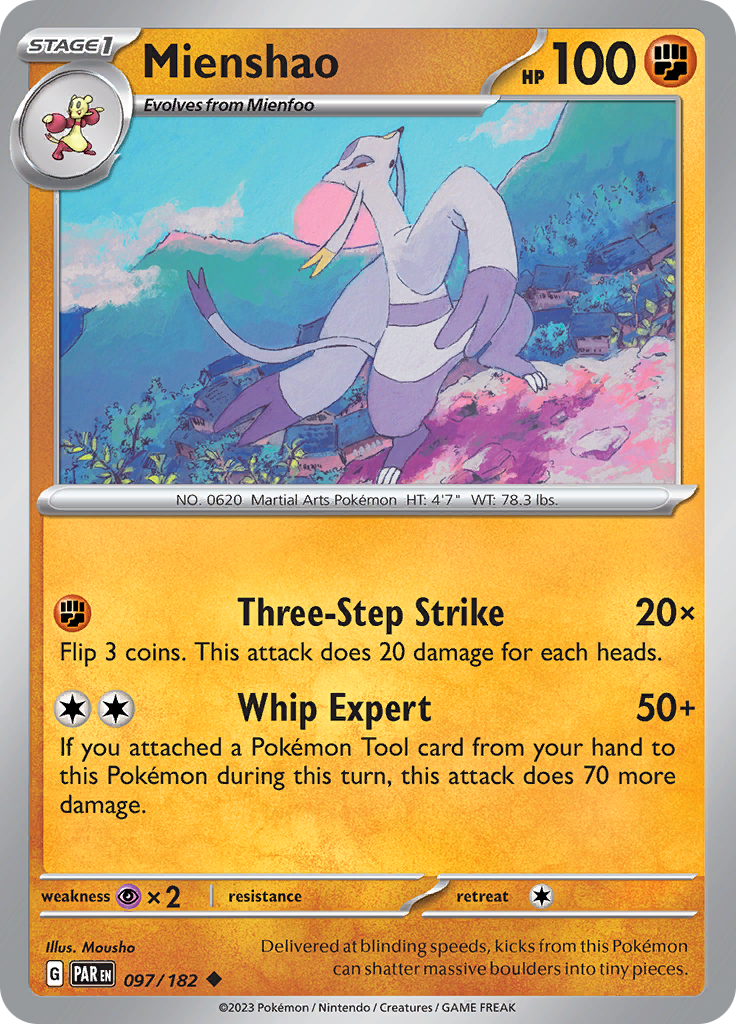 Mienshao (097/182) [Scarlet & Violet: Paradox Rift] | GnG Games