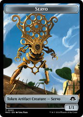 Servo // Phyrexian Wurm (0018) Double-Sided Token [Modern Horizons 3 Tokens] | GnG Games