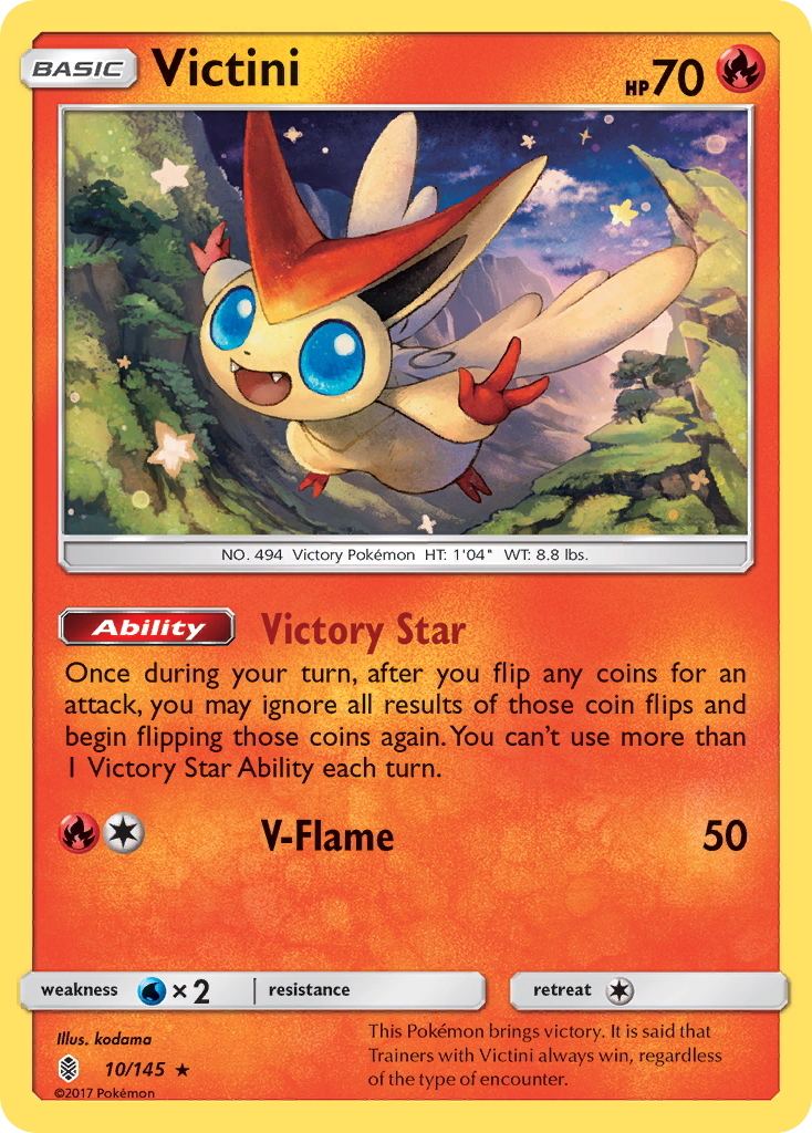 Victini (10/145) [Sun & Moon: Guardians Rising] | GnG Games