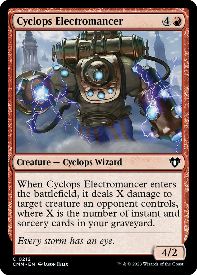 Cyclops Electromancer [Commander Masters] | GnG Games