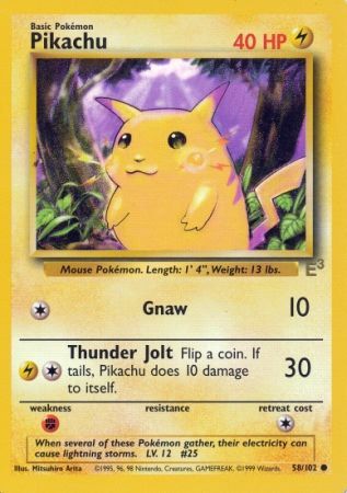 Pikachu (58/102) (E3 Stamped Promo) [Miscellaneous Cards] | GnG Games