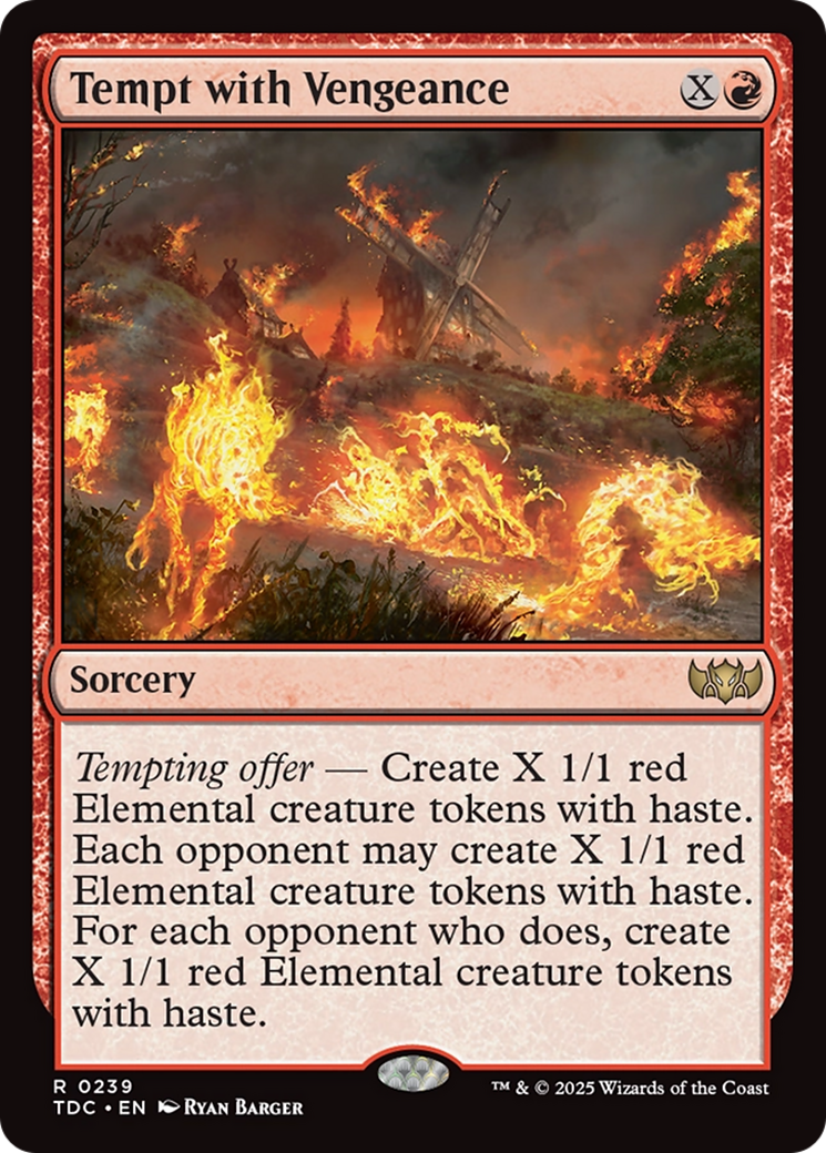 Tempt with Vengeance [Tarkir: Dragonstorm Commander] | GnG Games