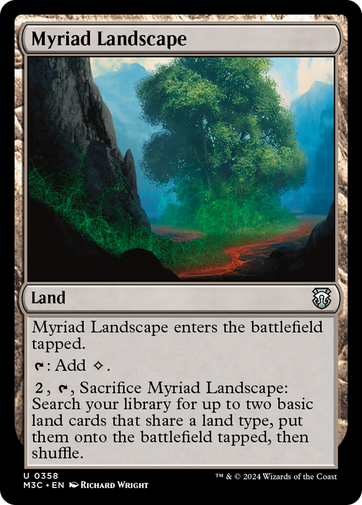 Myriad Landscape (Ripple Foil) [Modern Horizons 3 Commander] | GnG Games