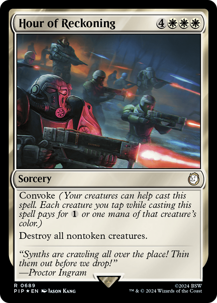 Hour of Reckoning (Surge Foil) [Fallout] | GnG Games