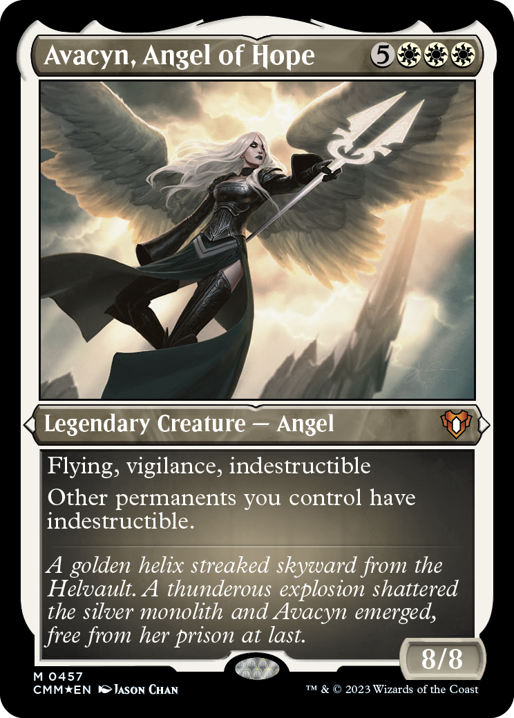 Avacyn, Angel of Hope (Foil Etched) [Commander Masters] | GnG Games