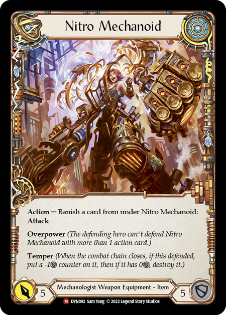 Construct Nitro Mechanoid // Nitro Mechanoid [DYN092] (Dynasty)  Cold Foil | GnG Games