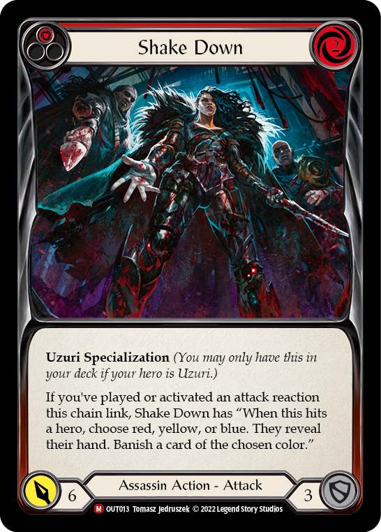 Shake Down [OUT013] (Outsiders)  Rainbow Foil | GnG Games