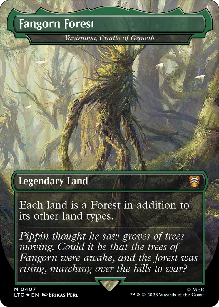 Fangorn Forest - Yavimaya, Cradle of Growth (Surge Foil Realms and Relics) [The Lord of the Rings: Tales of Middle-Earth Commander] | GnG Games