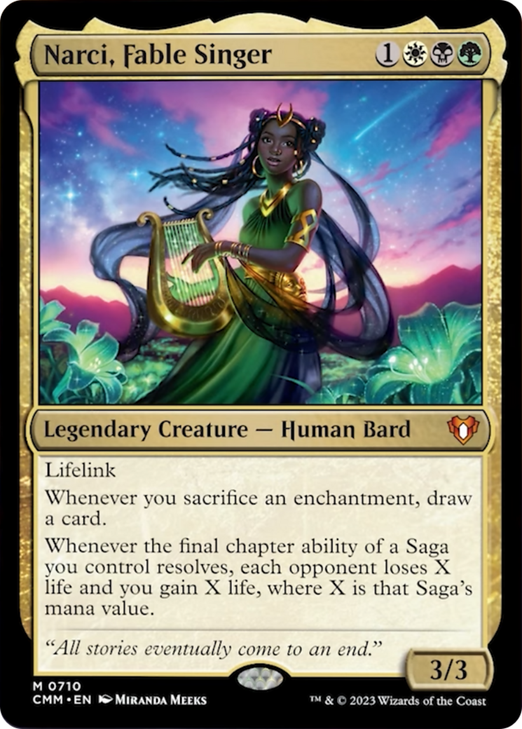 Narci, Fable Singer [Commander Masters] | GnG Games