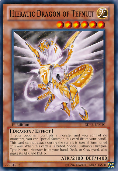 Hieratic Dragon of Tefnuit [SDBE-EN010] Common | GnG Games