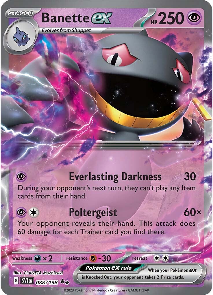 Banette ex (088/198) [Scarlet & Violet: Base Set] | GnG Games