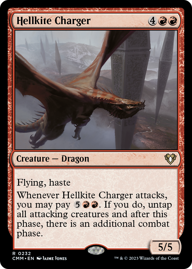 Hellkite Charger (Foil Etched) [Commander Masters] | GnG Games