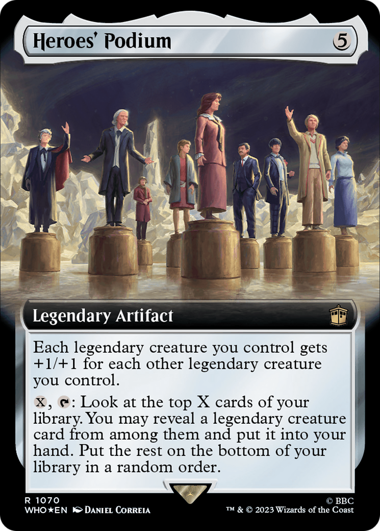 Heroes' Podium (Extended Art) (Surge Foil) [Doctor Who] | GnG Games