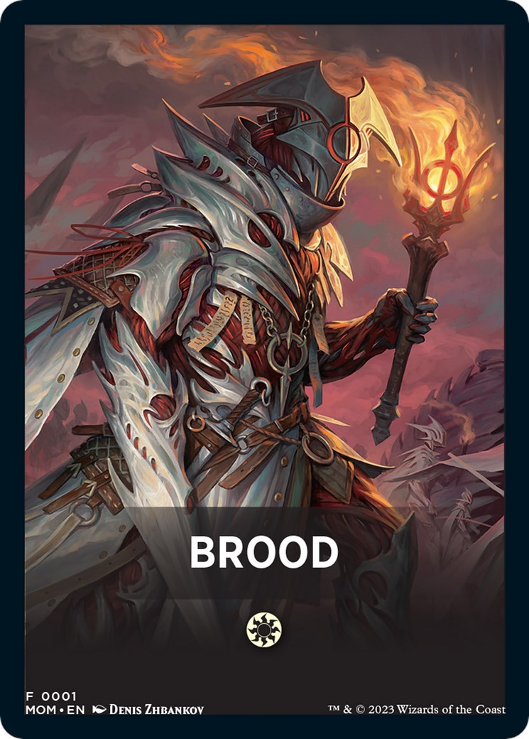 Brood Theme Card [March of the Machine Tokens] | GnG Games