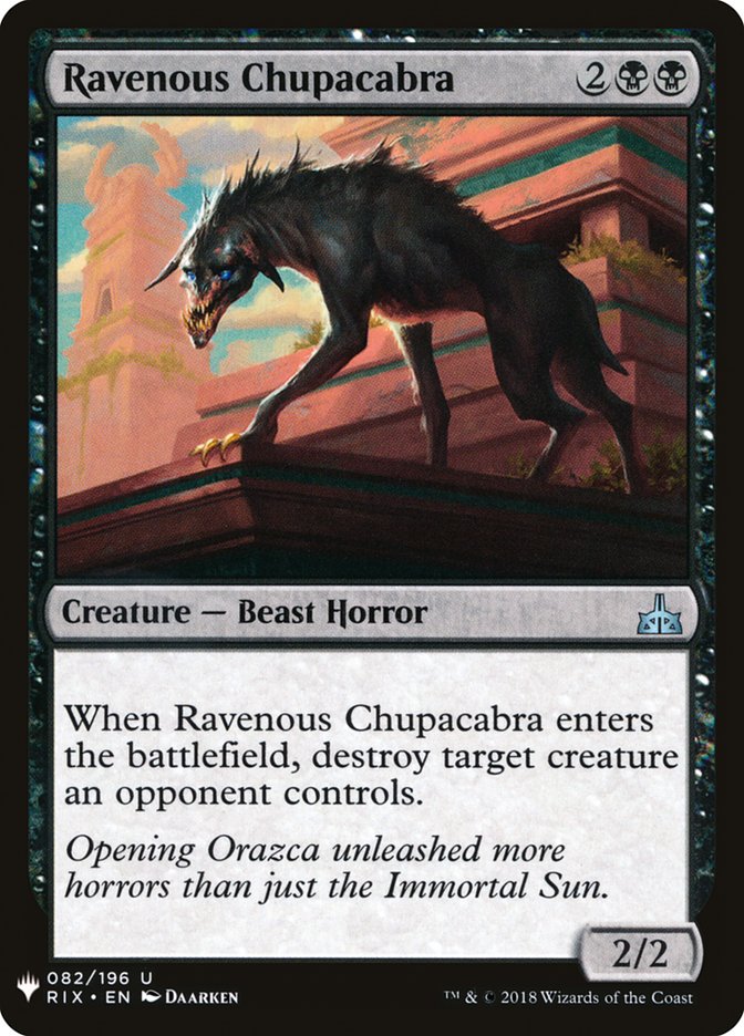 Ravenous Chupacabra [Mystery Booster] | GnG Games